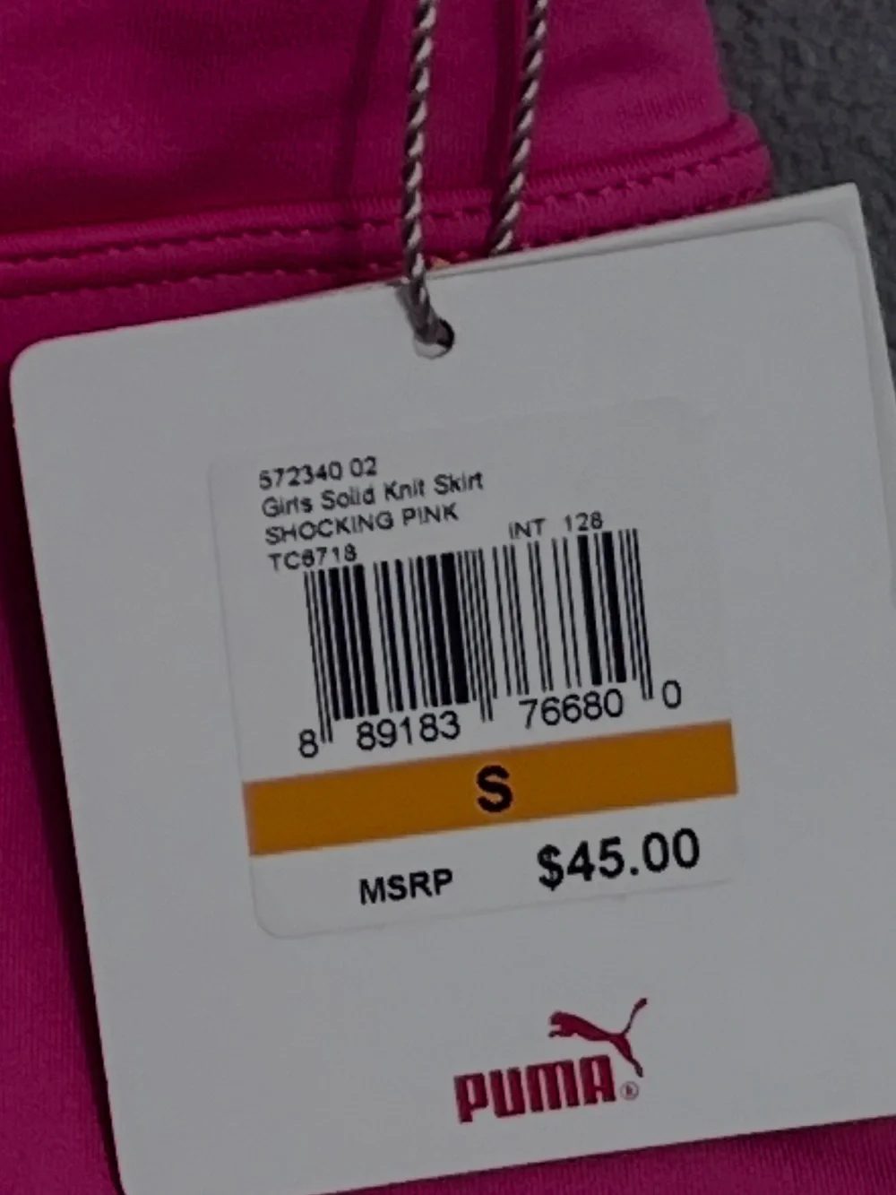 Puma Kids' Matching Active Sets - Fuchsia & Teal - Picture 6 of 6